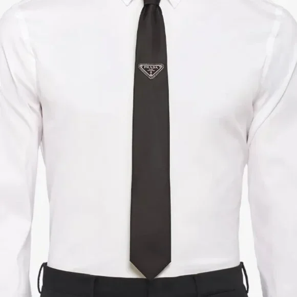 Prada black tie, comes with box, unisex.✨✨ - Picture 6 of 6